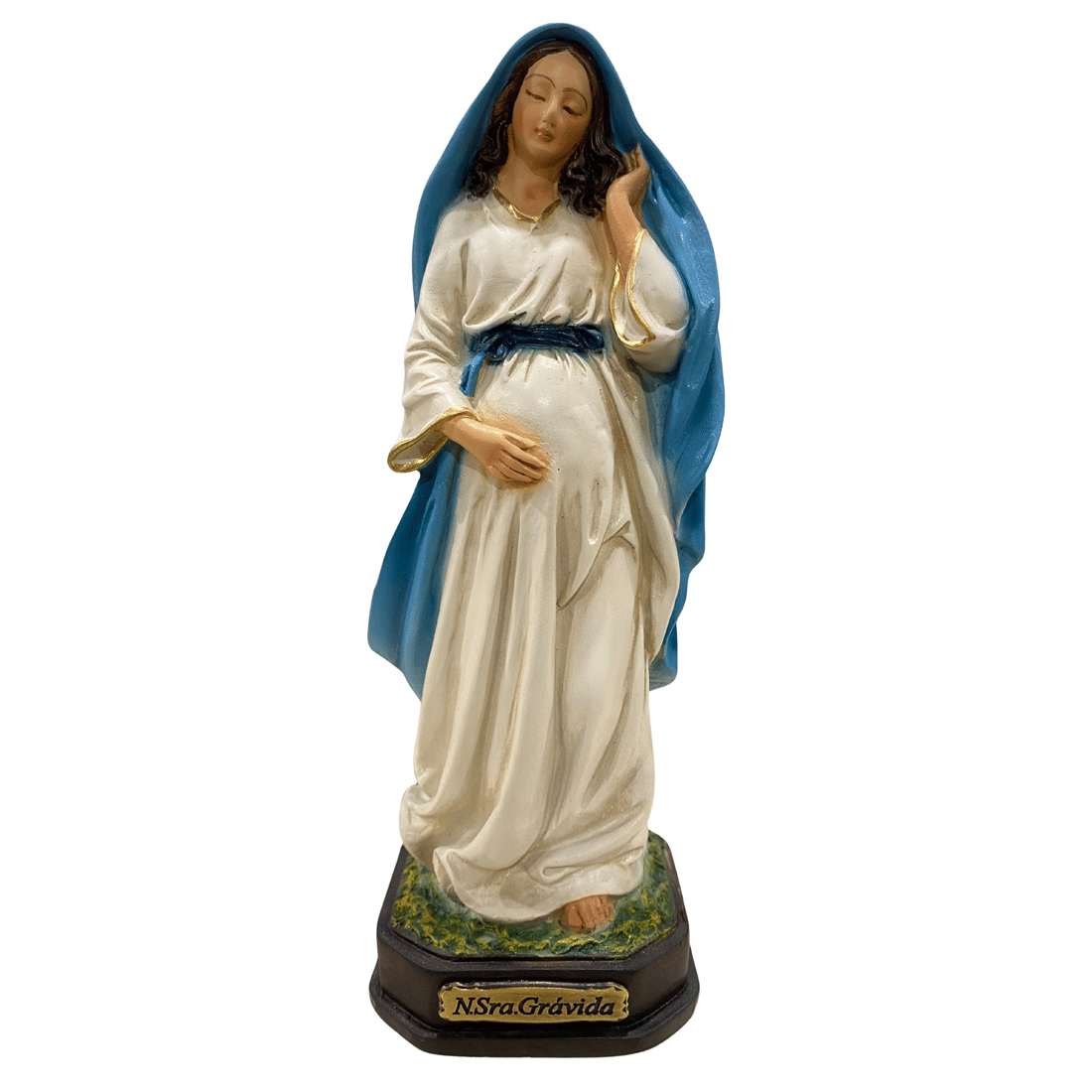 Imagem de Nossa Senhora Grávida de Resina 21 cm Imagem de Nossa Senhora Grávida de Resina 21 cm