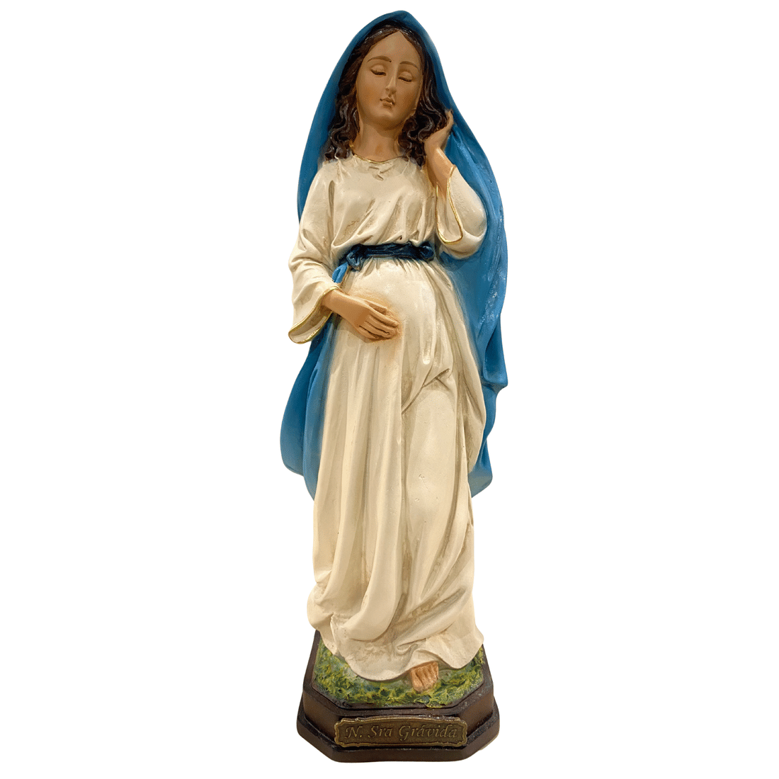 Imagem de Nossa Senhora Grávida de Resina 30 cm