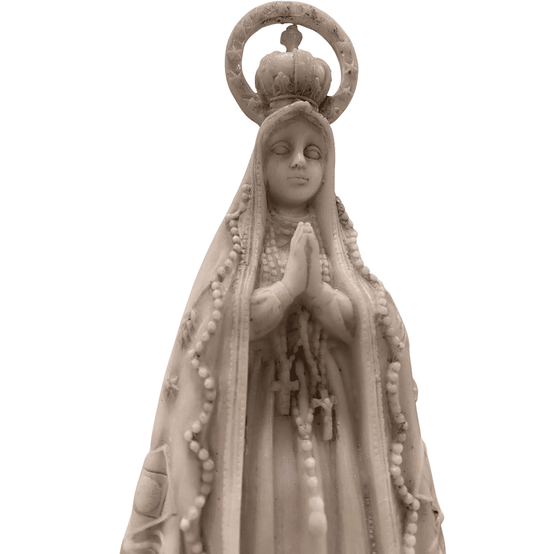 Imagem de Nossa Senhora Aparecida de Pó de Mármore 22 cm