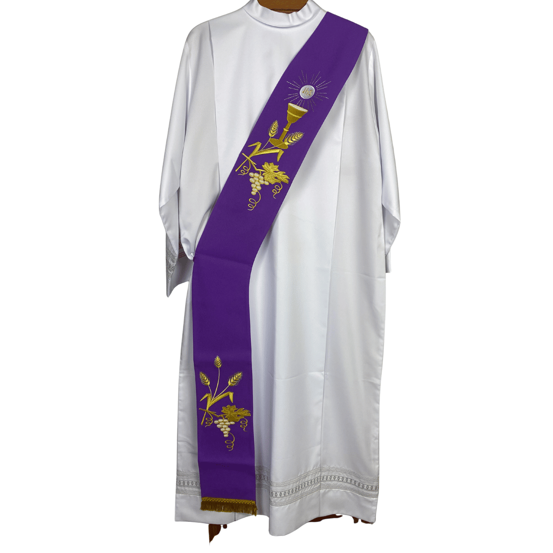 Estola Diaconal Bordada Tamanho M
