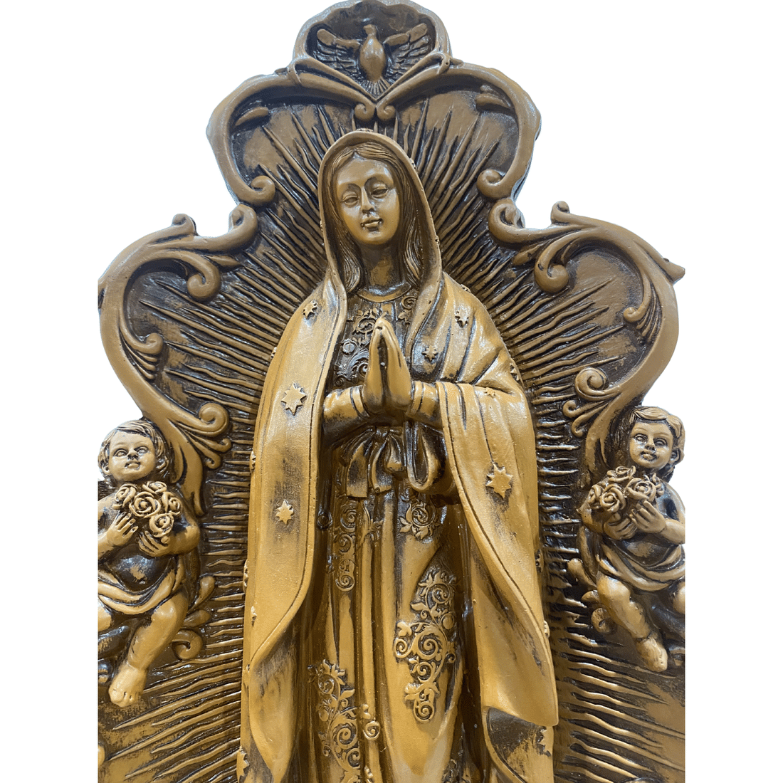 Imagem de Nossa Senhora de Guadalupe de Resina 30 cm Imagem de Nossa Senhora de Guadalupe de Resina 30 cm