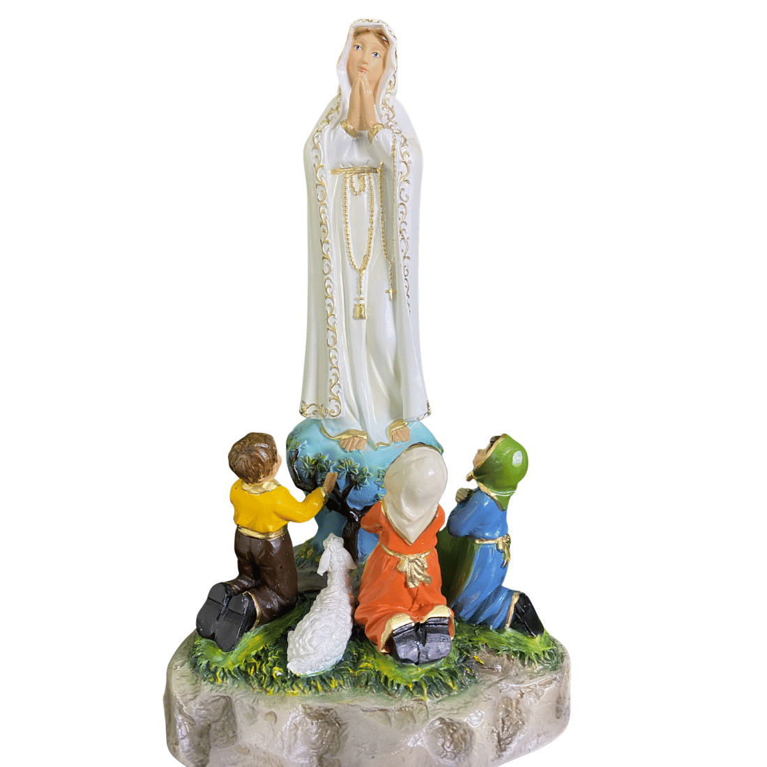 Imagem de Nossa Senhora de Fátima de Resina 35 cm