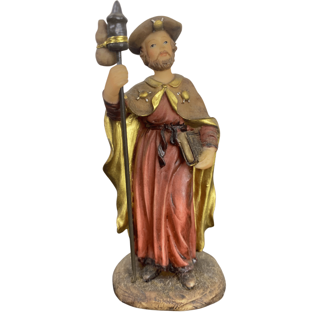 Imagem de São Roque de Resina 10cm Imagem de São Roque de Resina 10cm