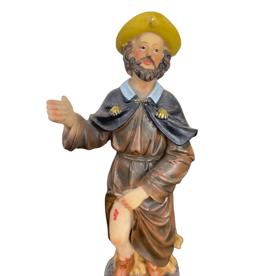 Imagem de São Roque de Resina 15cm Imagem de São Roque de Resina 15cm