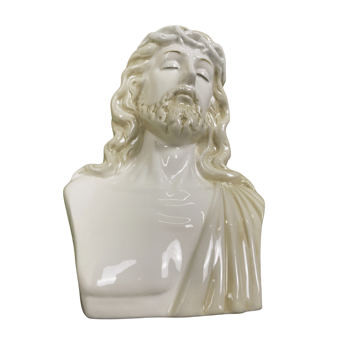 Imagem de Jesus coroa de espinhos de Porcelana 22cm