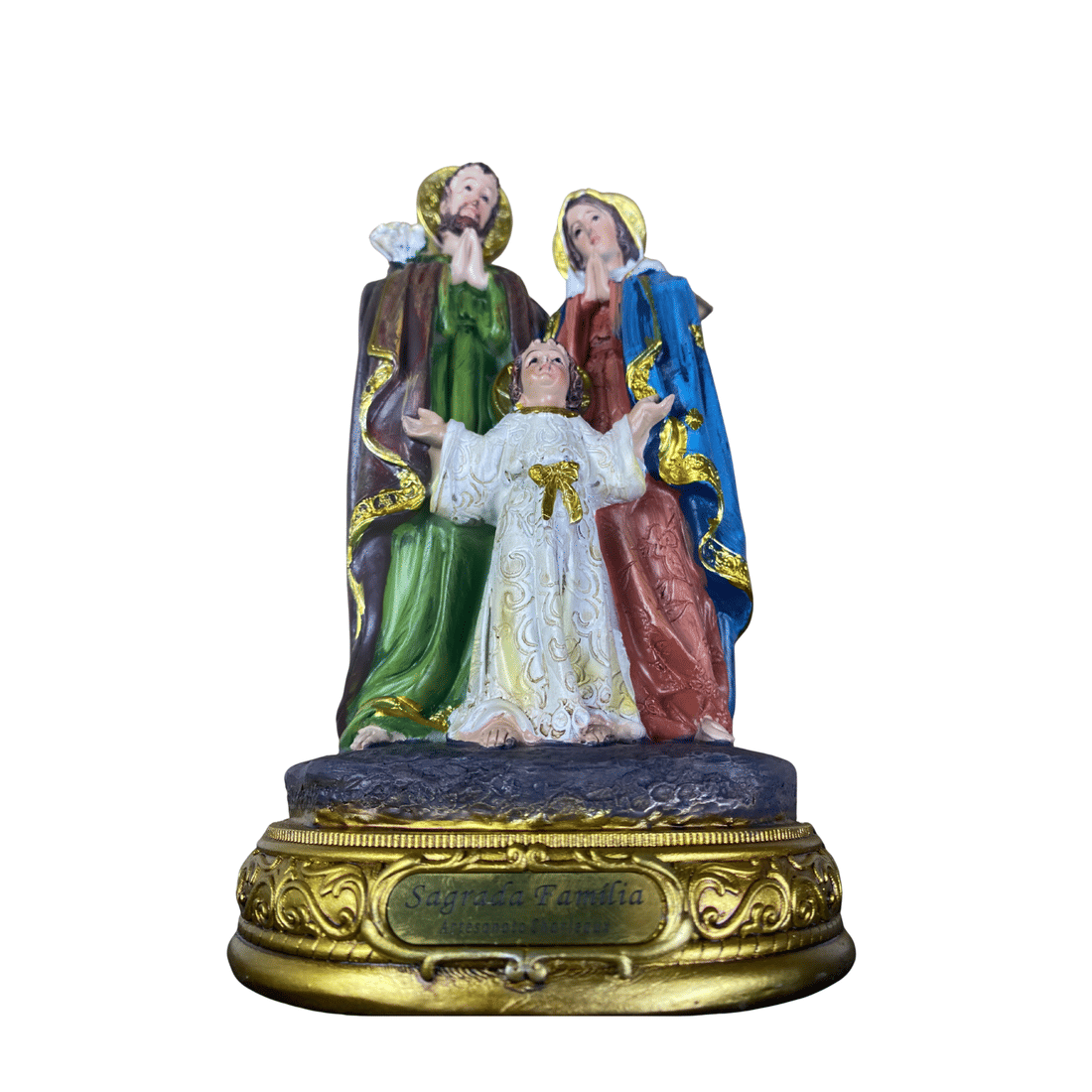 Imagem da Sagrada Família Resina Importada 20 cm Imagem da Sagrada Família Resina Importada 20 cm