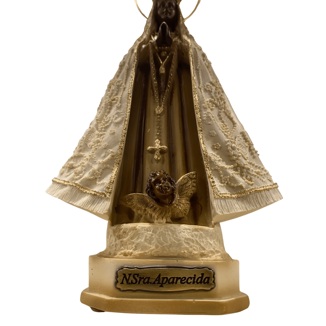 Imagem de Nossa Senhora Aparecida de Resina 25 cm