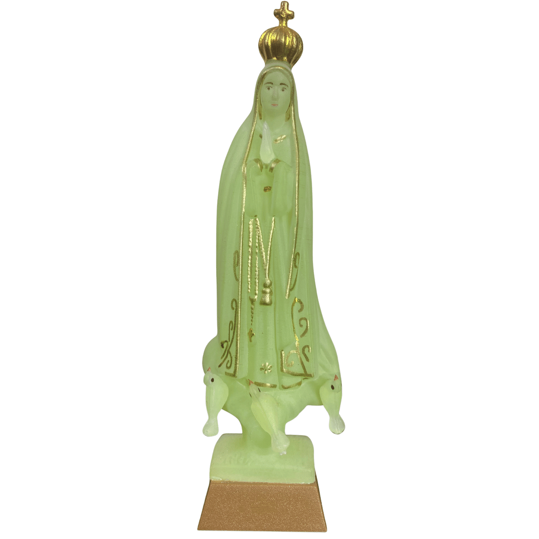 Imagem de Nossa Senhora de Fatima de Resina 14cm
