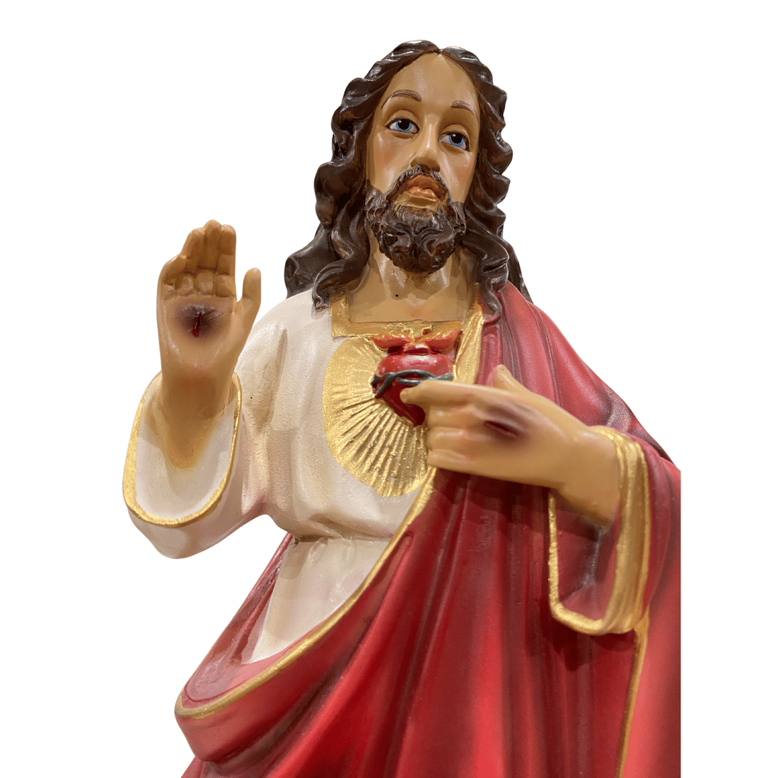 Imagem do Sagrado Coração de Jesus de Resina 37 cm