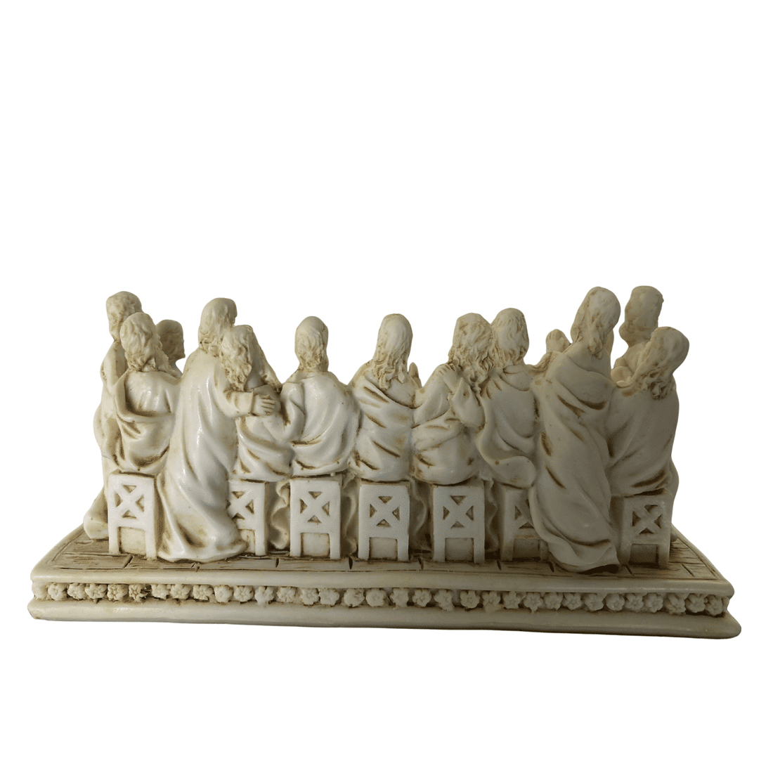 Imagem da Santa Ceia Pó de Mármore 15 cm