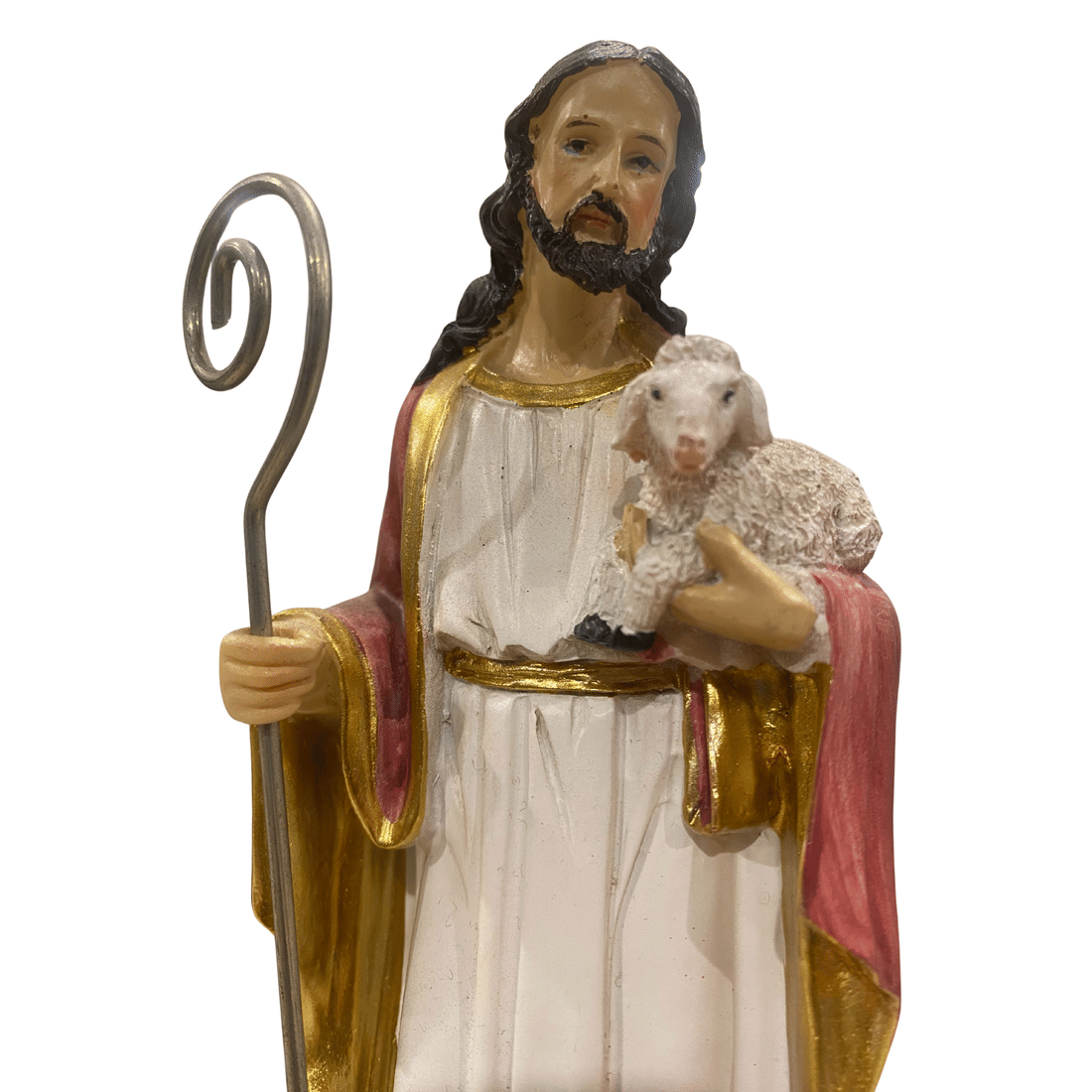 Imagem de Jesus Bom Pastor de Resina 20 cm