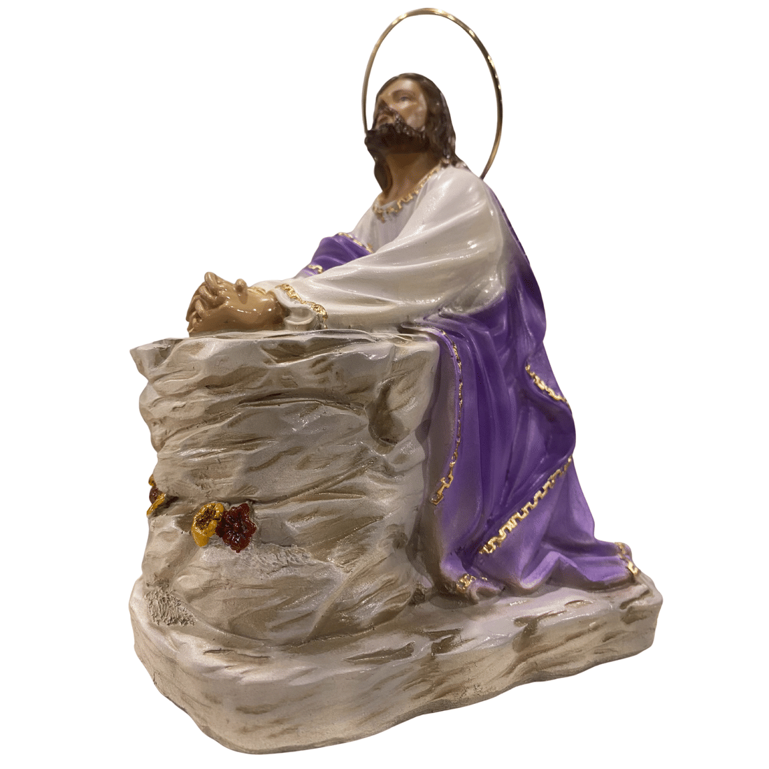 Imagem de Jesus Orando de Resina 20 cm