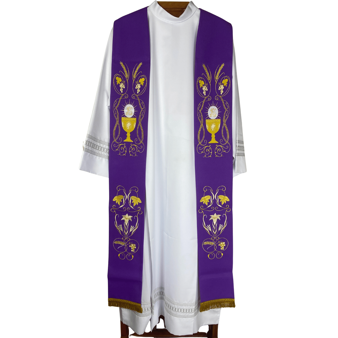 Estola Sacerdotal Bordada Tamanho M