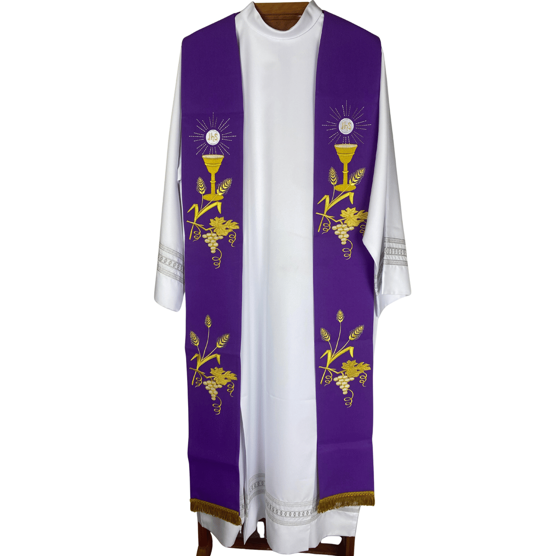 Estola Sacerdotal Bordada Tamanho M