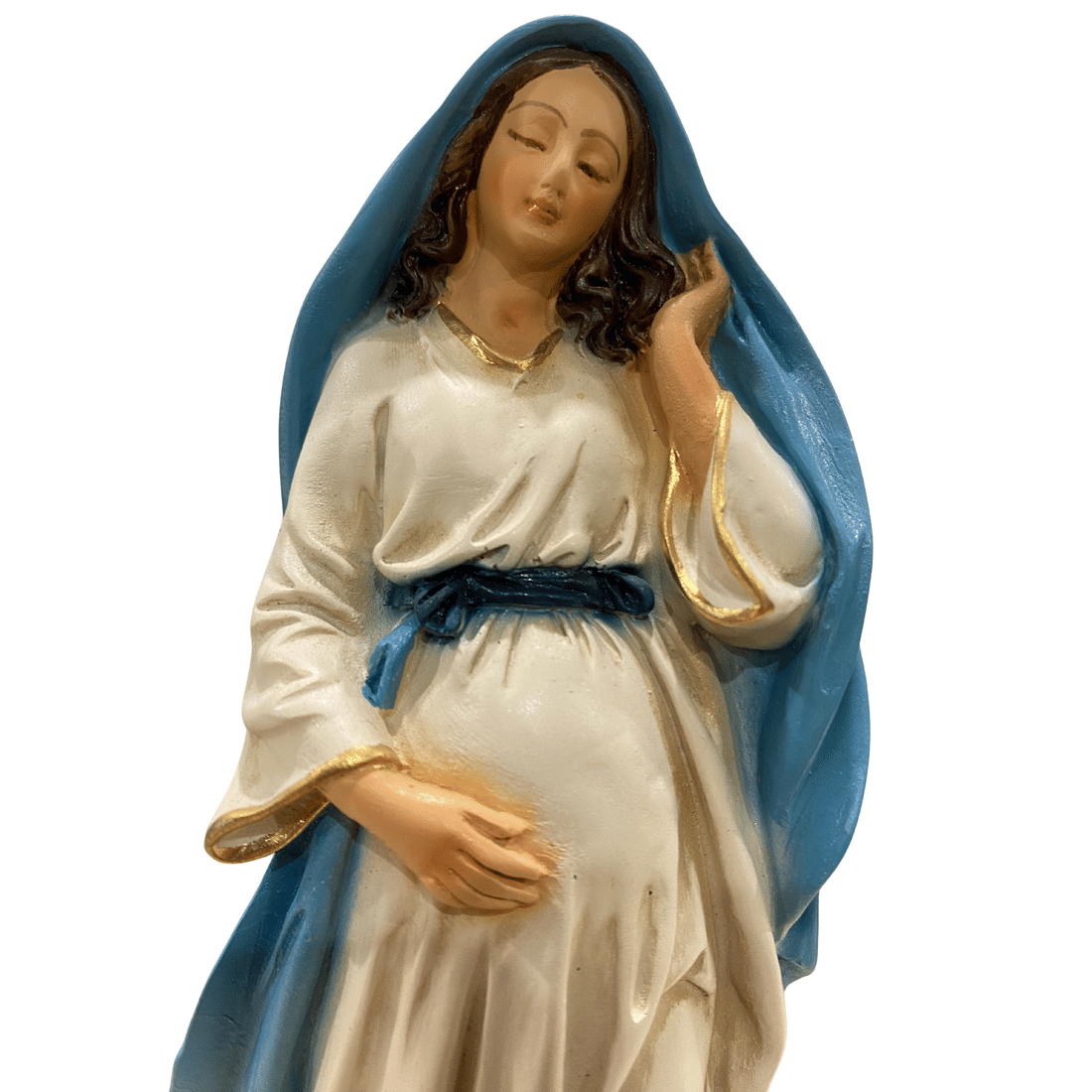 Imagem de Nossa Senhora Grávida de Resina 21 cm Imagem de Nossa Senhora Grávida de Resina 21 cm