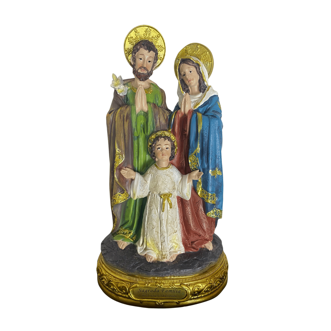 Imagem da Sagrada Família Resina importada 30 cm Imagem da Sagrada Família Resina importada 30 cm