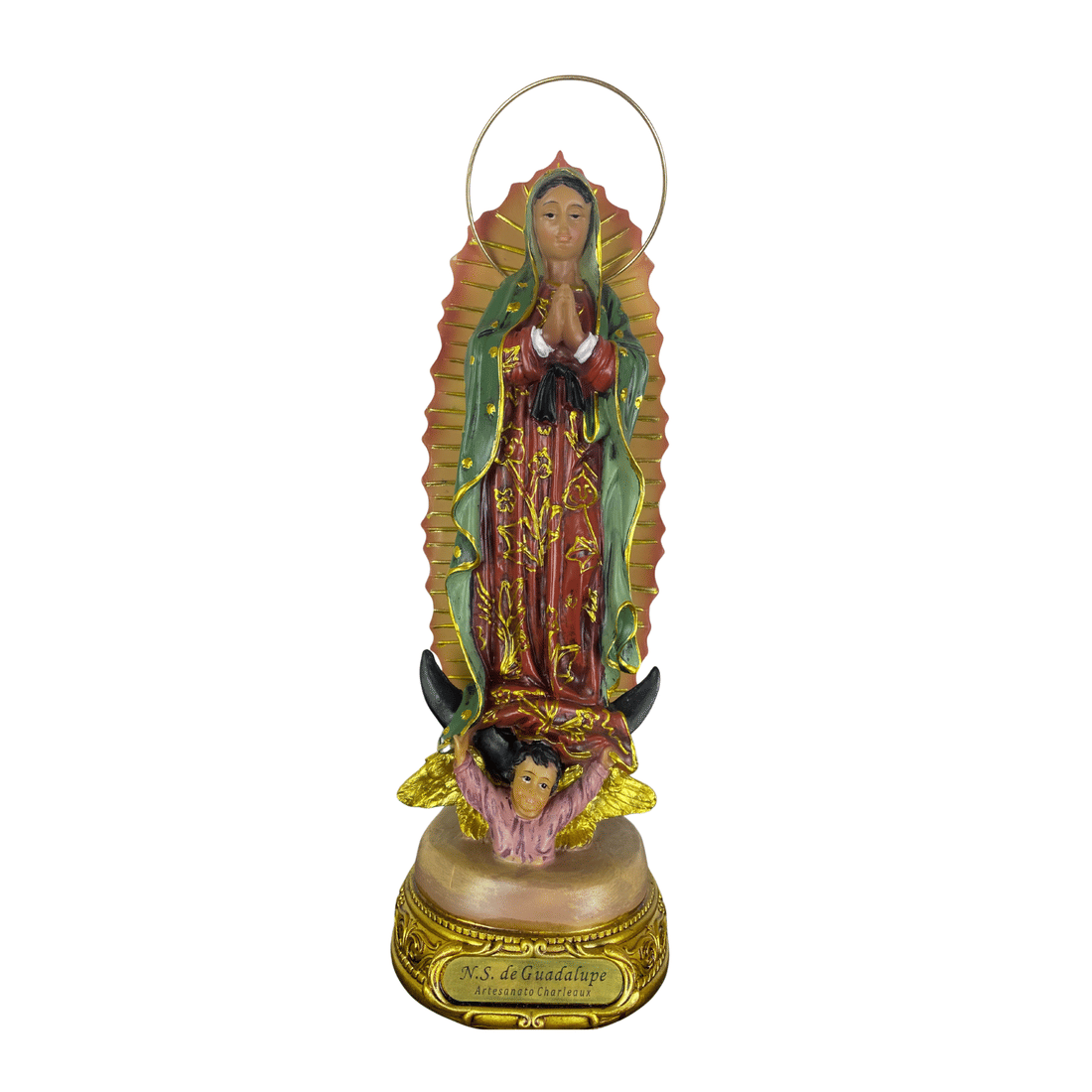 Imagem de Nossa Senhora de Guadalupe Resina Importada 30 cm