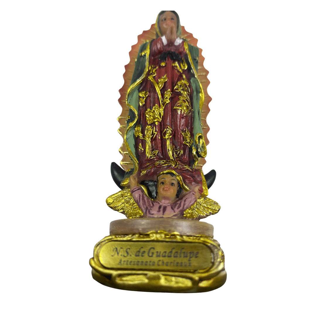 Imagem de Nossa Senhora de Guadalupe de Resina Importada 13 cm