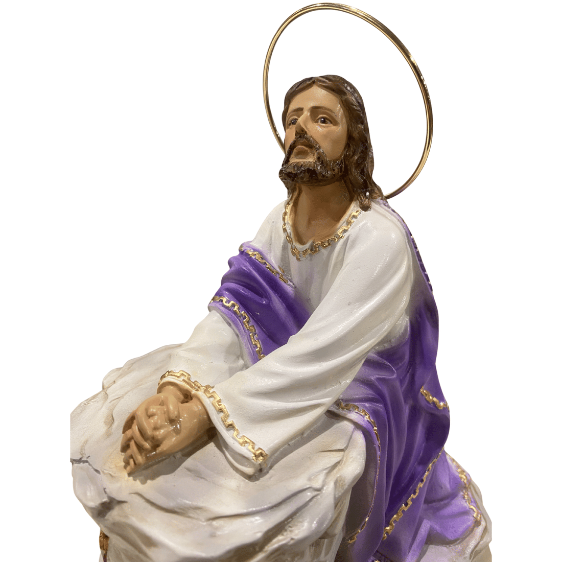 Imagem de Jesus Orando de Resina 20 cm