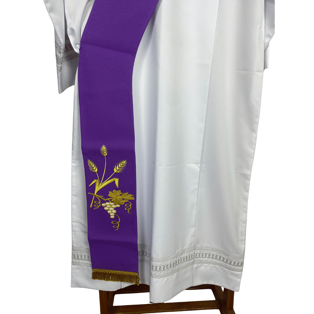 Estola Diaconal Bordada Tamanho M