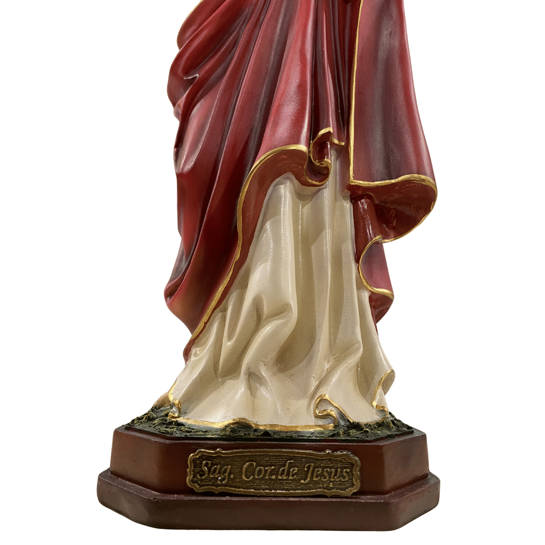 Imagem do Sagrado Coração de Jesus de Resina 37 cm