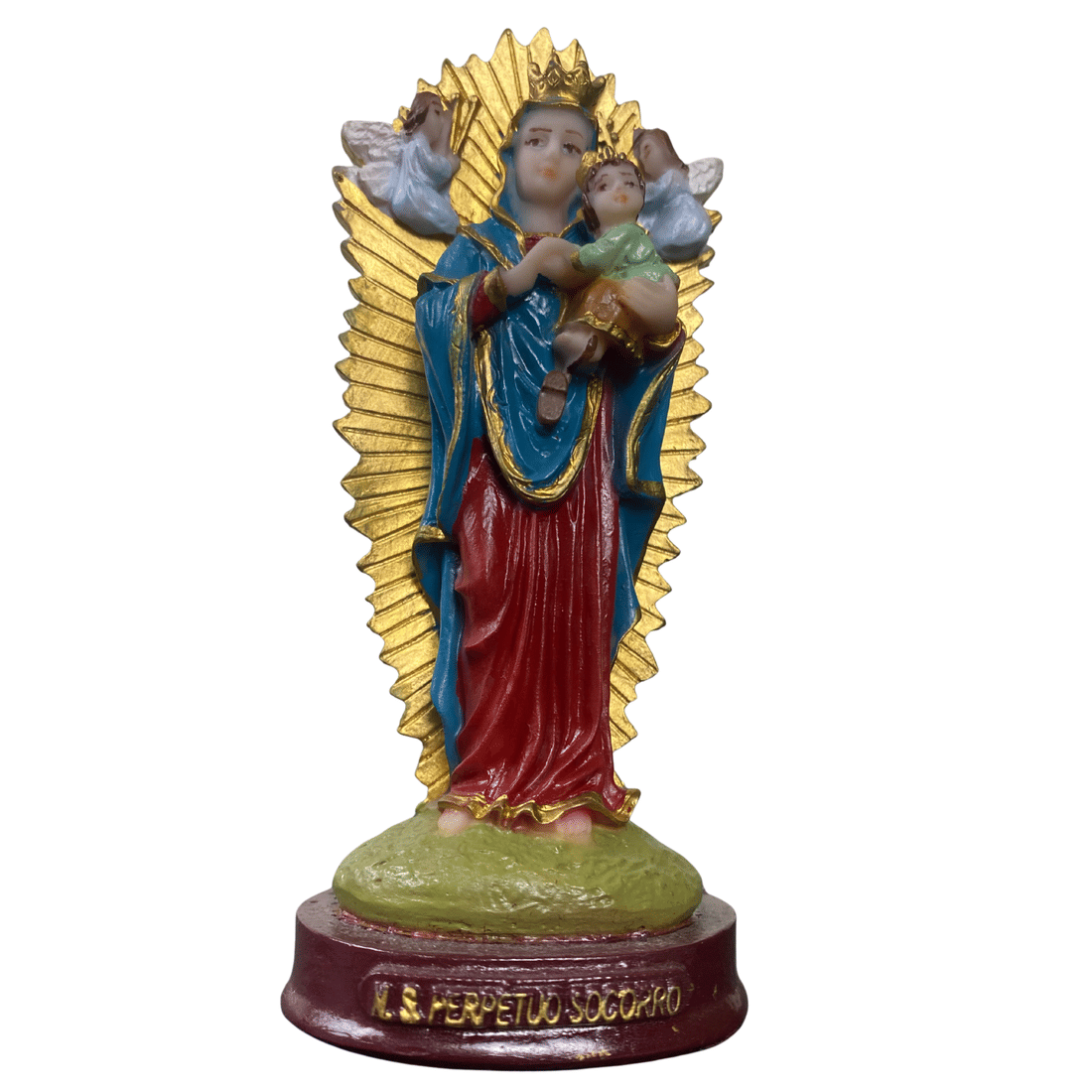 Imagem de Nossa Senhora do Perpetuo Socorro de Resina 13cm