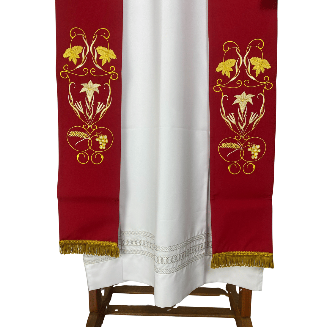 Estola Sacerdotal Bordada Tamanho M