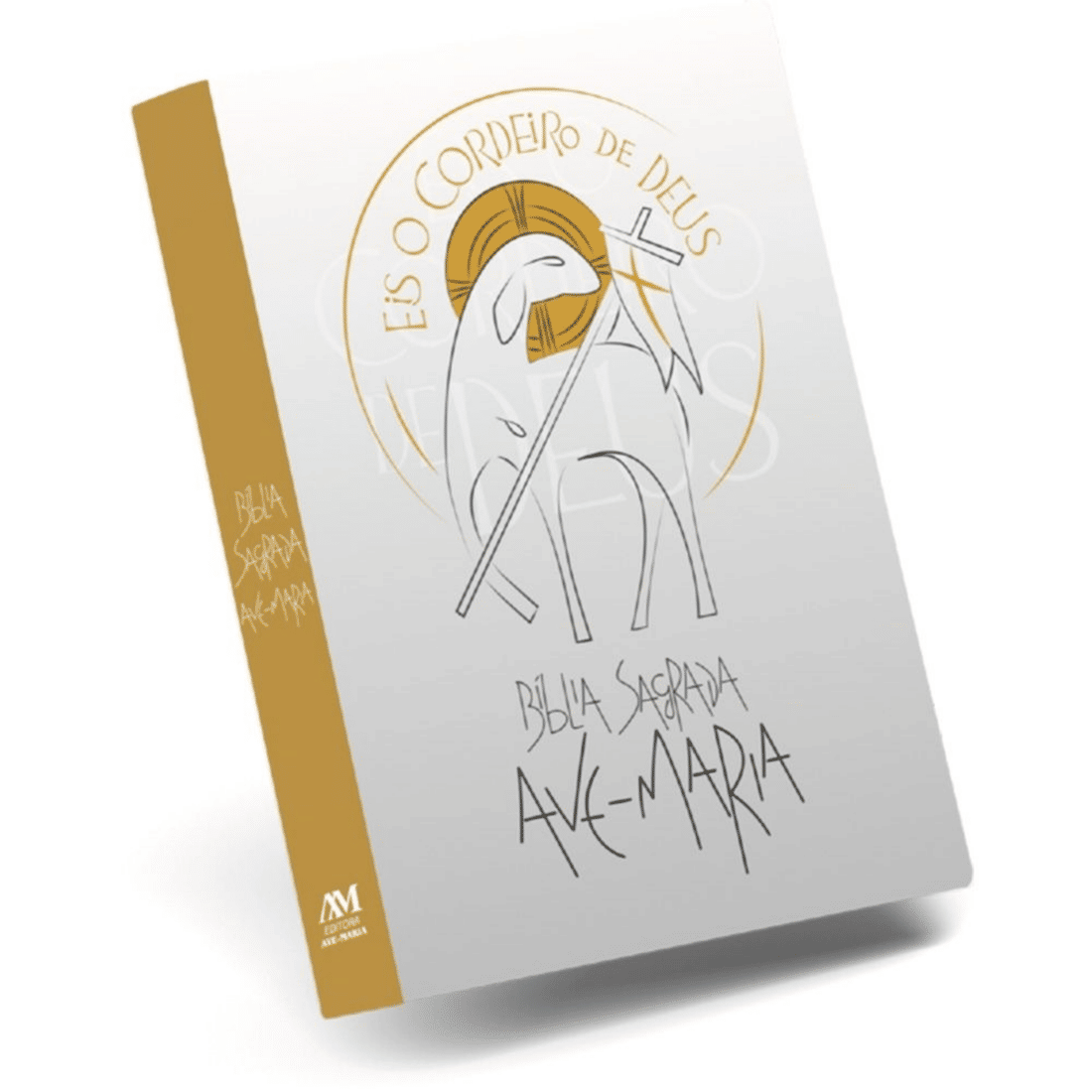Bíblia Sagrada Ave-Maria - Eis o Cordeiro de Deus - Branca