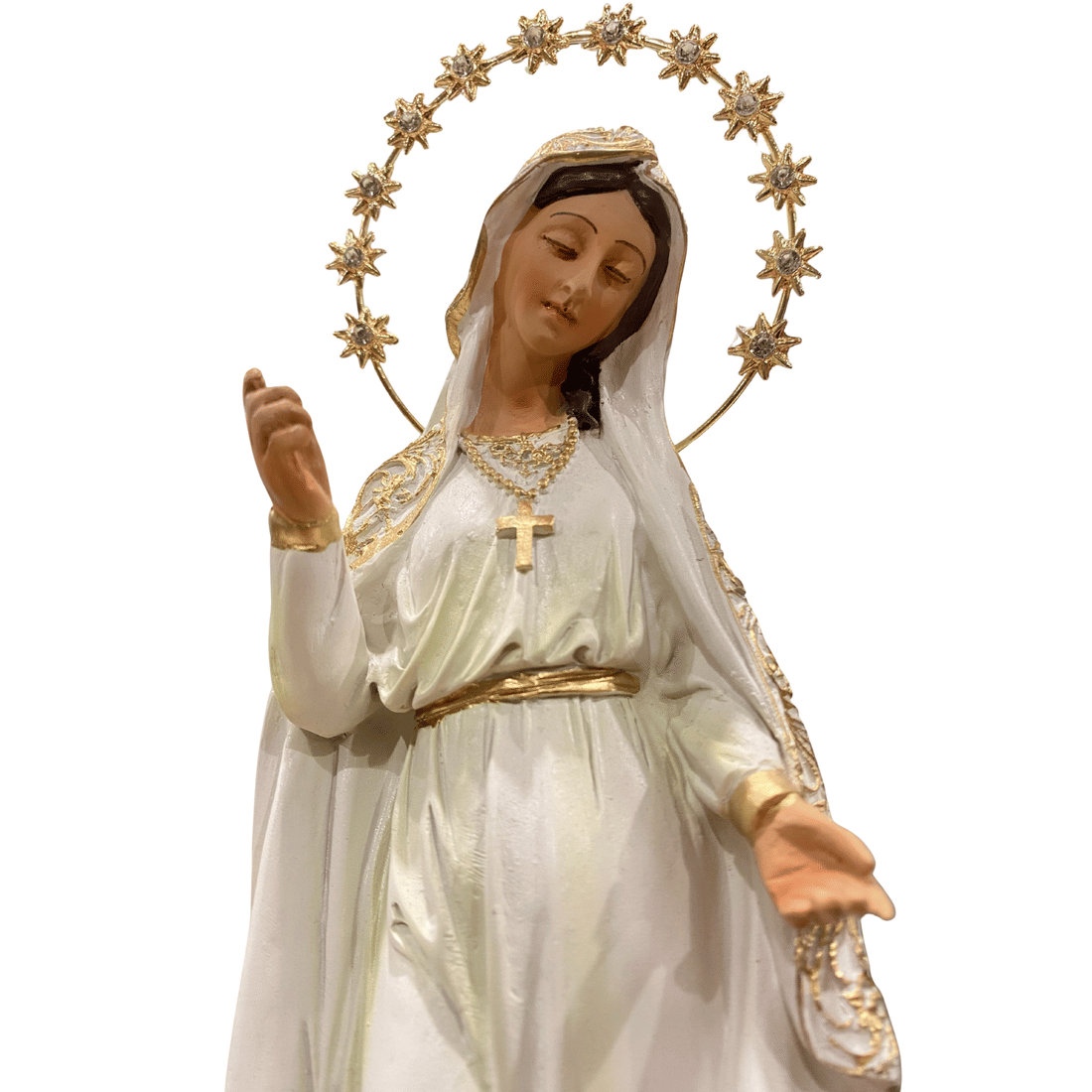 Imagem de Nossa Senhora de Fátima de Resina 33 cm