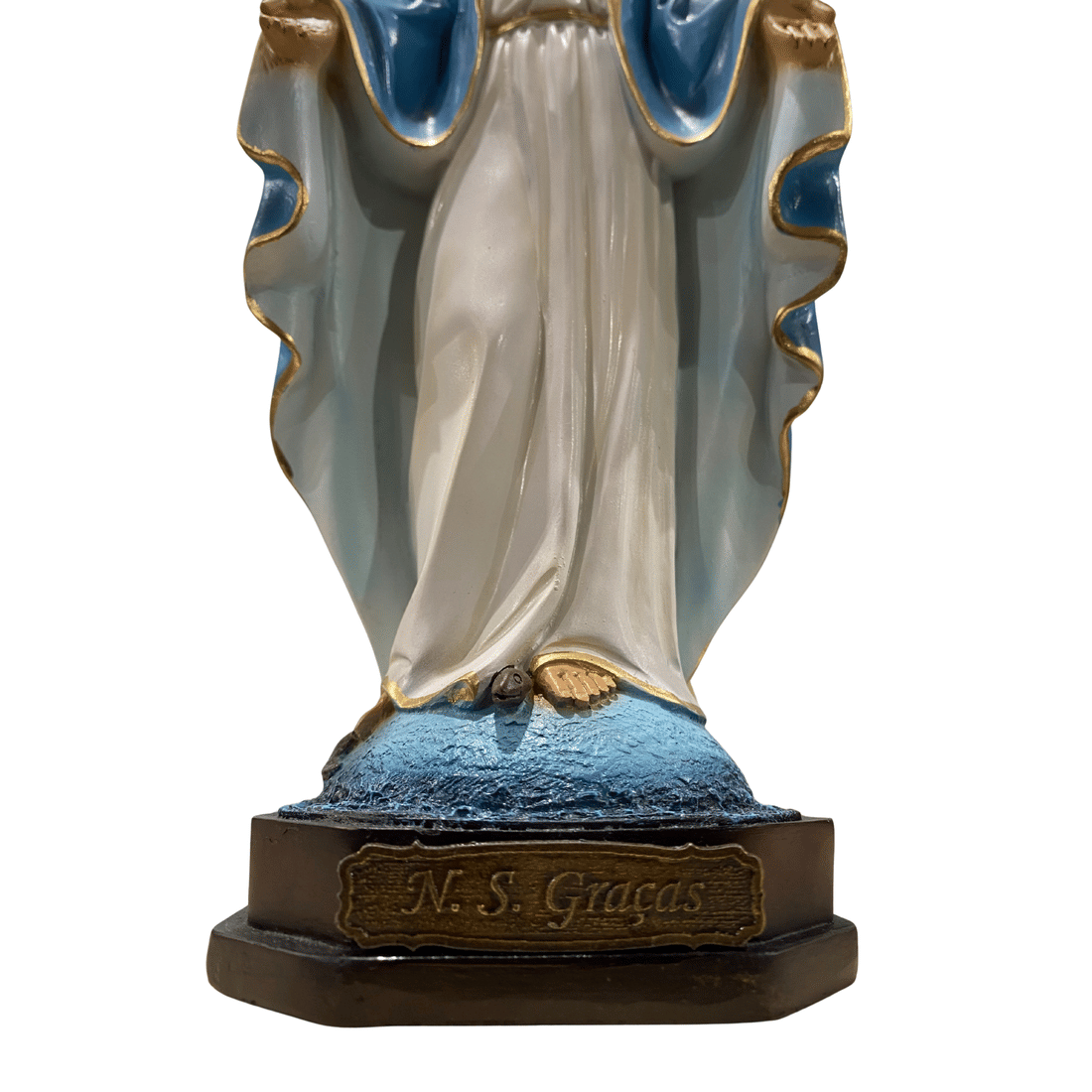 Imagem de Nossa Senhora das Graças de Resina 30 cm Imagem de Nossa Senhora das Graças de Resina 30 cm