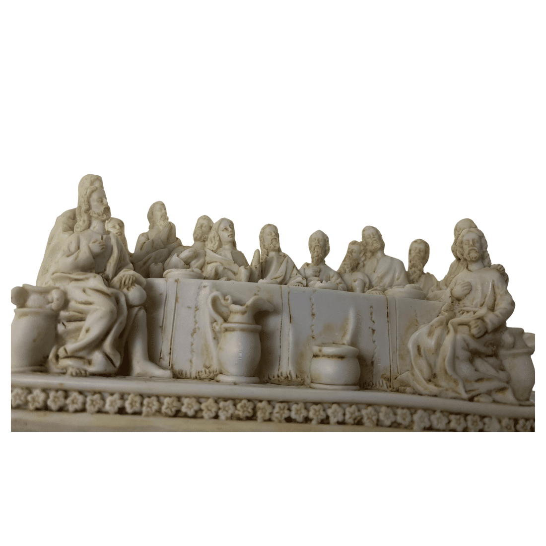 Imagem da Santa Ceia Pó de Mármore 15 cm