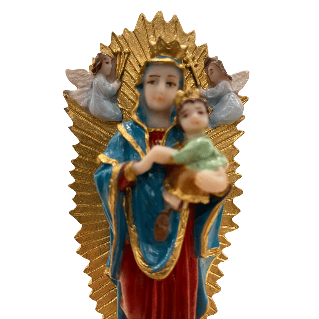 Imagem de N Sra do Perpétuo Socorro de Resina de 14 cm Imagem de N Sra do Perpétuo Socorro de Resina de 14 cm