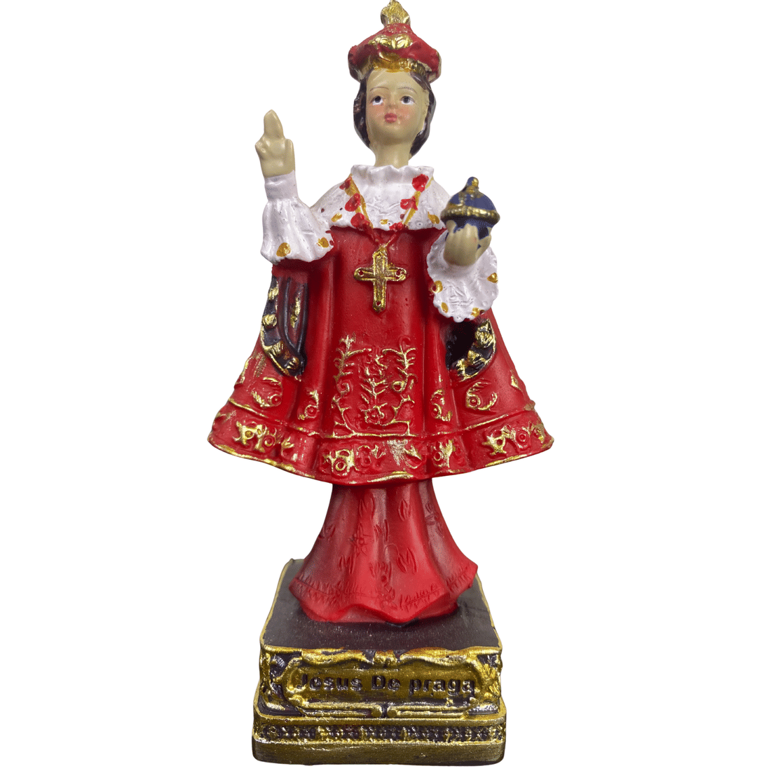 Imagem de Jesus da Praga de Resina 10cm Imagem de Jesus da Praga de Resina 10cm