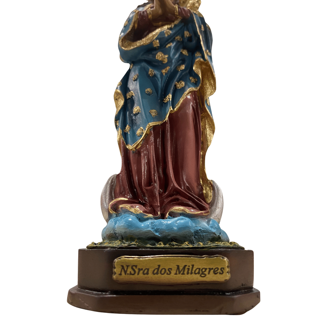 Imagem de Nossa Senhora dos Milagres de Resina 22 cm Imagem de Nossa Senhora dos Milagres de Resina 22 cm