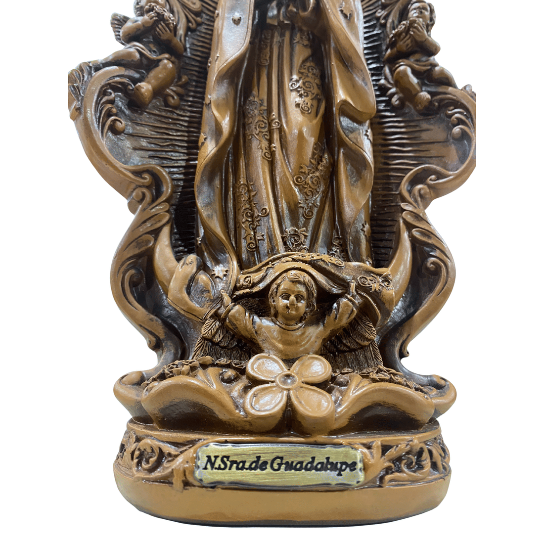 Imagem de Nossa Senhora de Guadalupe de Resina 30 cm Imagem de Nossa Senhora de Guadalupe de Resina 30 cm