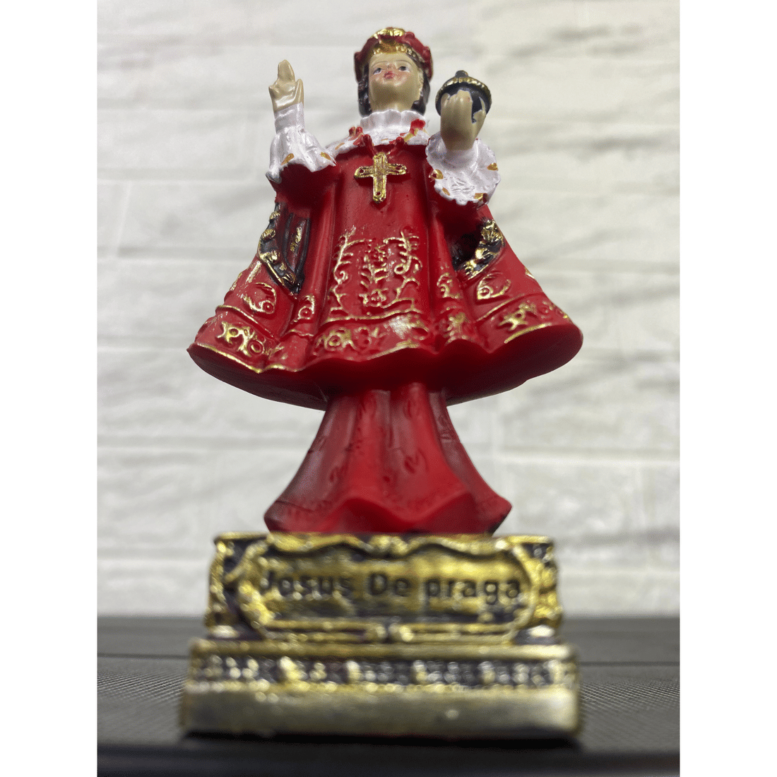 Imagem de Jesus da Praga de Resina 10cm Imagem de Jesus da Praga de Resina 10cm