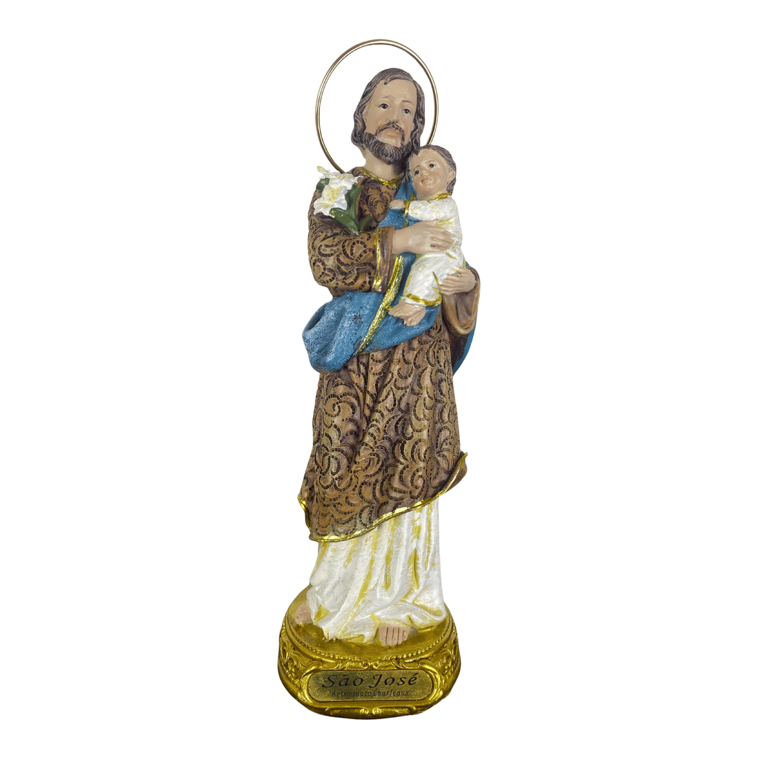 Imagem de São José de Resina Importada 20 cm Imagem de São José de Resina Importada 20 cm