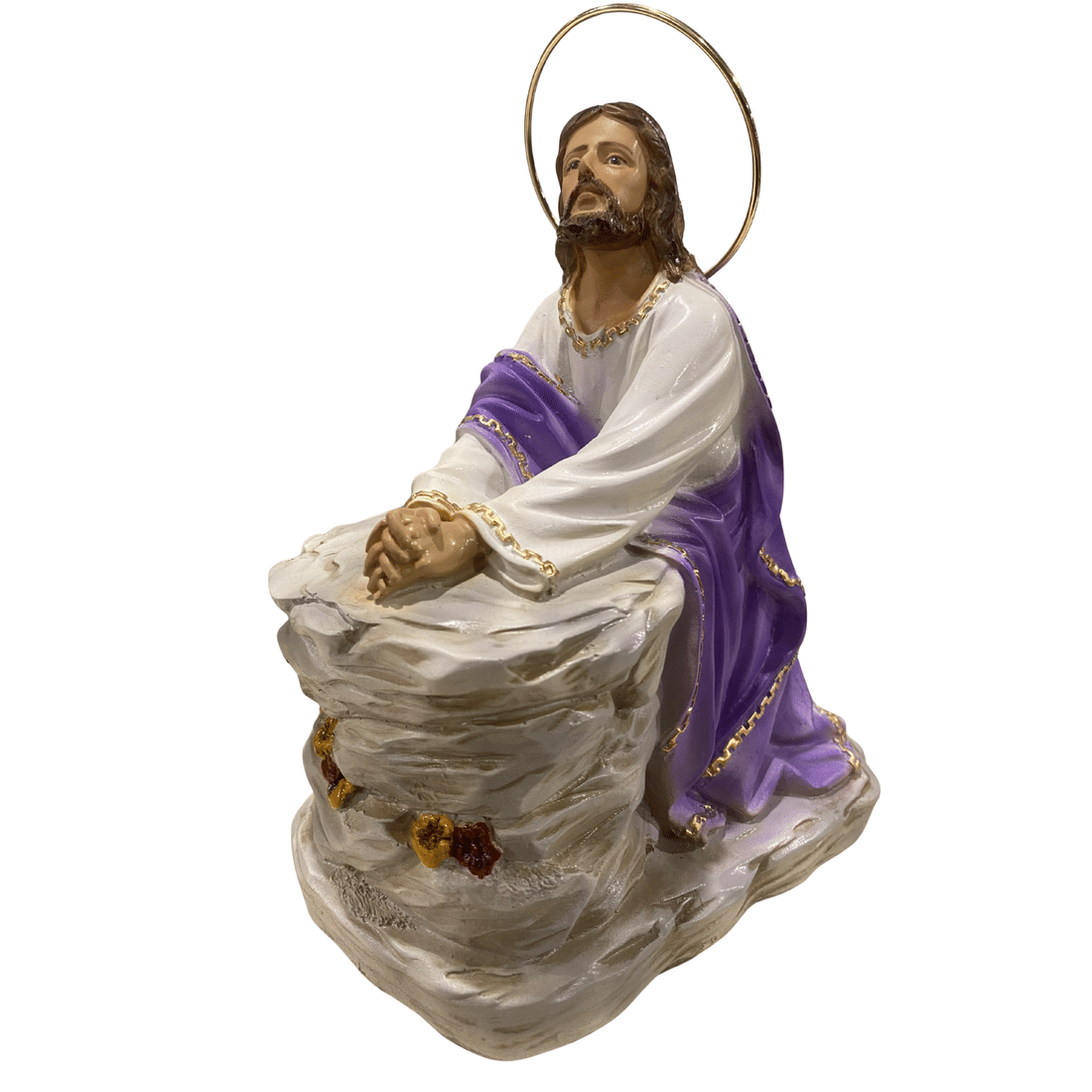 Imagem de Jesus Orando de Resina 20 cm