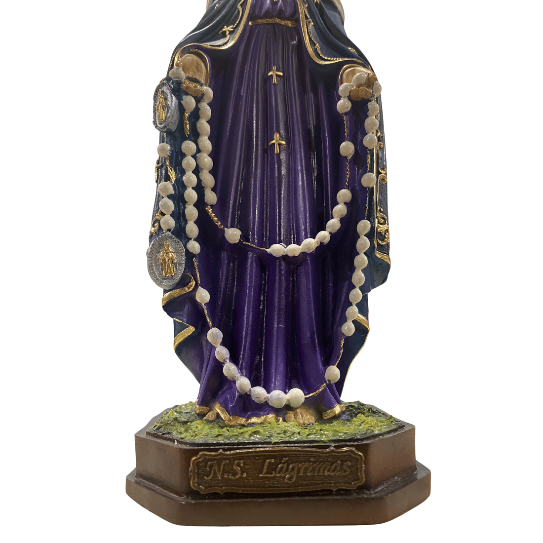 Imagem de Nossa Senhora das Lágrimas de Resina 31 cm