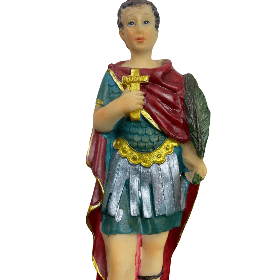 Imagem de Santo Espedito de Resina 16cm Imagem de Santo Espedito de Resina 16cm