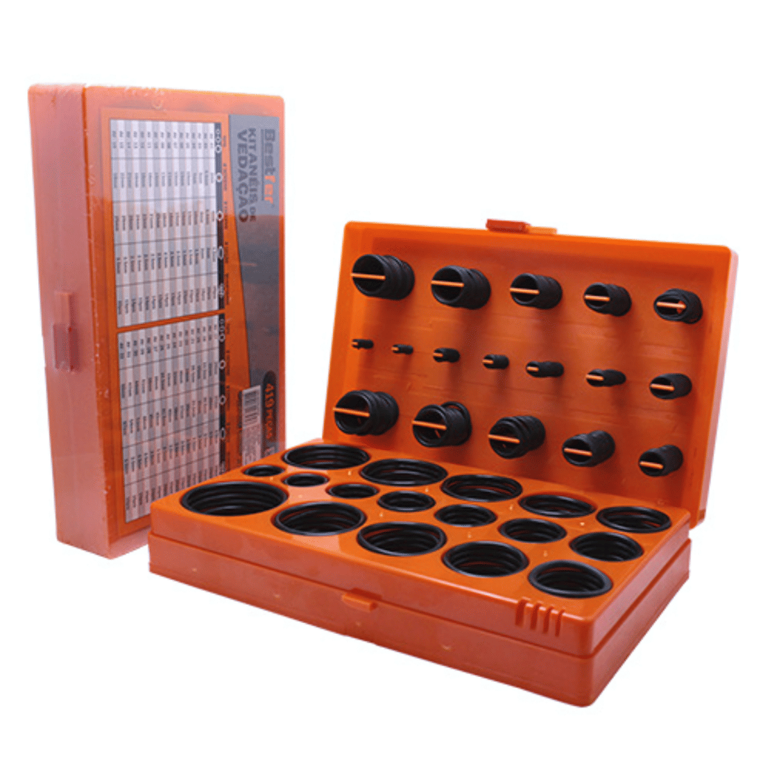 Anéis Vedação em Borracha Nitrílica NBR 32 Tam Kit 419 Oring