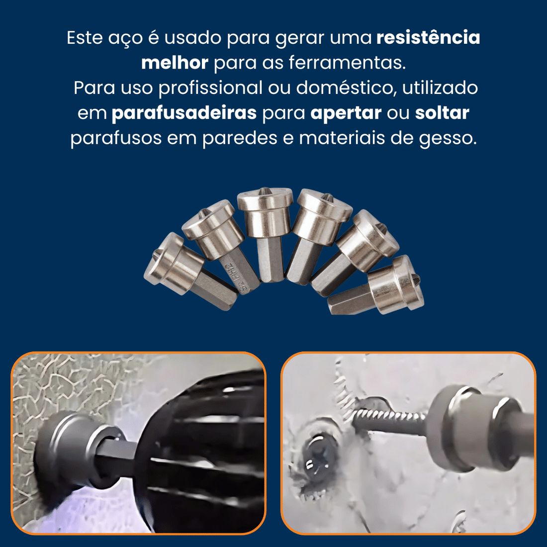 Bits Ponteira Philips Ph2 Com Limitador 10 Peças Parafusadeira Bits Ponteira Philips Ph2 Com Limitador 10 Peças Parafusadeira