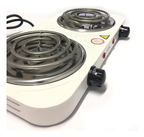 Fogareiro Elétrico Portátil Fogão 1 ou 2 Bocas Cozinha Camping Mesa Compacto Viagem Trailer Emergência