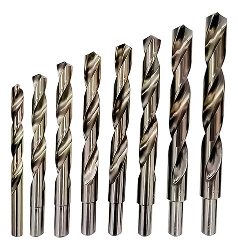 Kit 8 Broca Aço Rápido 13mm 14mm 15mm 16mm 17mm 18mm 19mm 20mm HSS Din338 Kit 8 Broca Aço Rápido 13mm 14mm 15mm 16mm 17mm 18mm 19mm 20mm HSS Din338