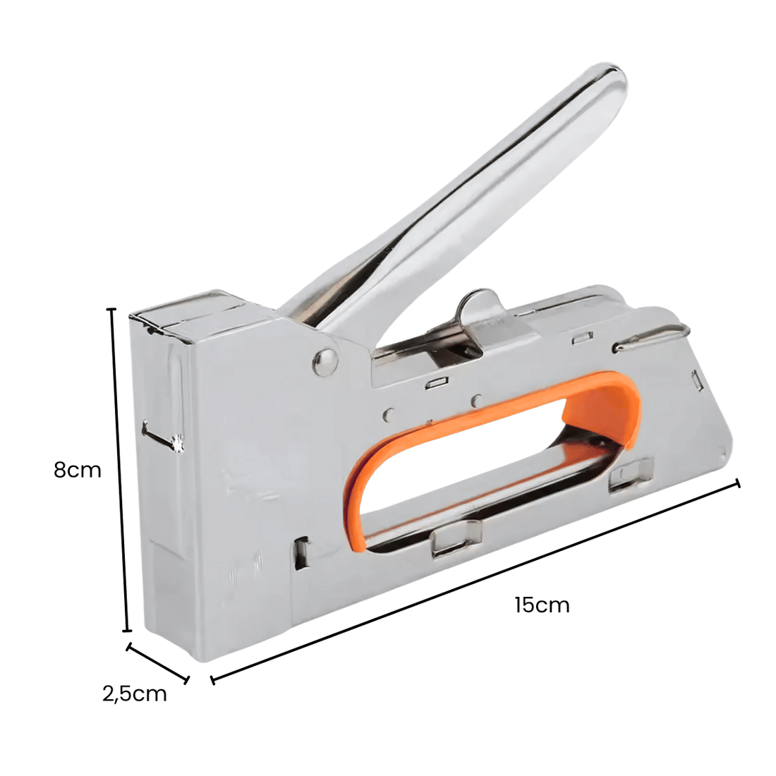 Grampeador Manual Profissional Alta Pressão 4-8mm Pinador
