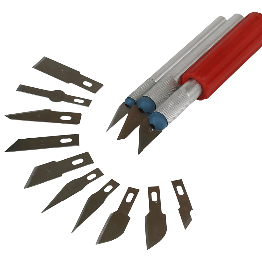 Kit Estilete Precisão Profissional Case 16Pçs Bisturi Patchwork Scrapbook Artesanato