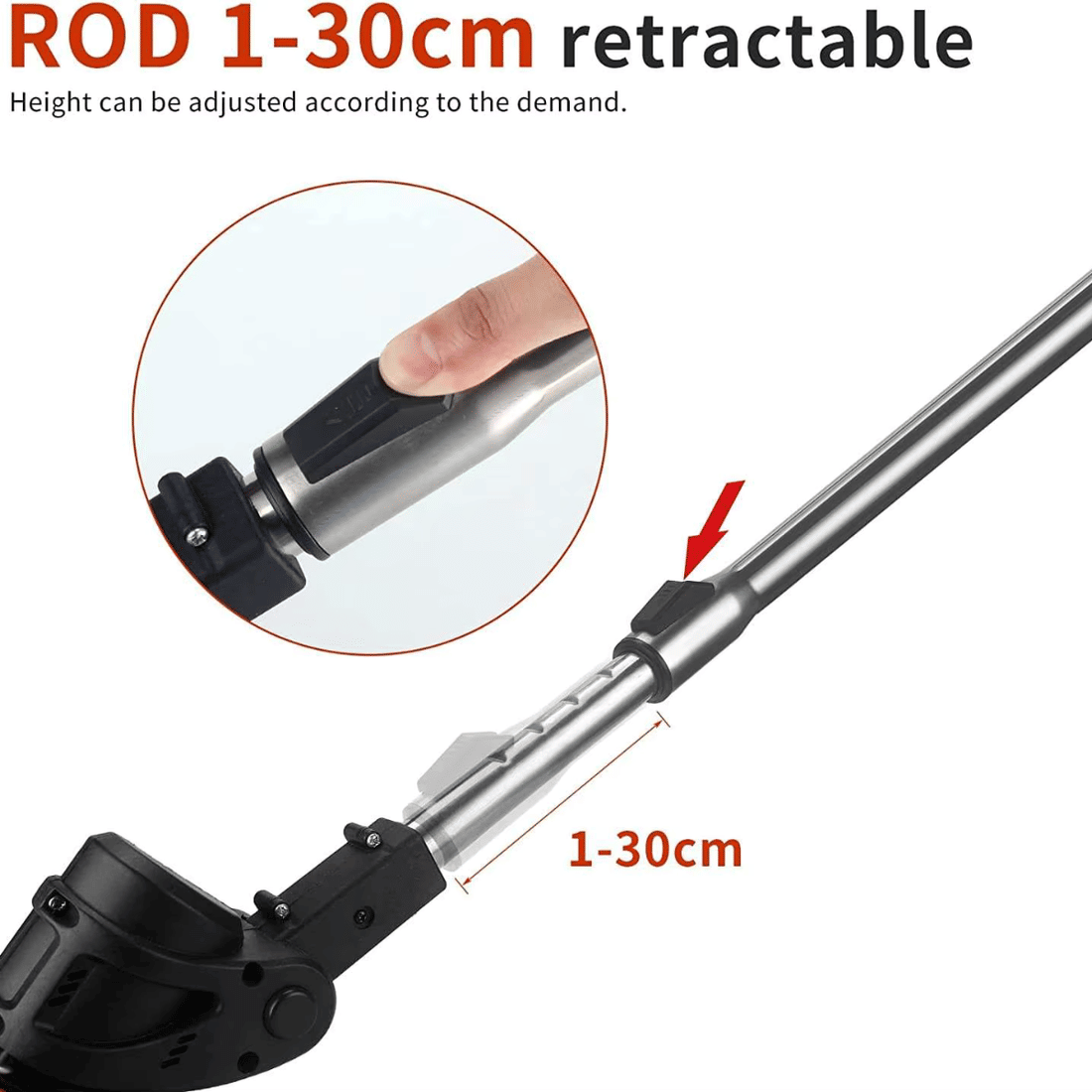 Aparador de Grama Cortador Portátil Sem Fio Bateria 24V Roçadeira