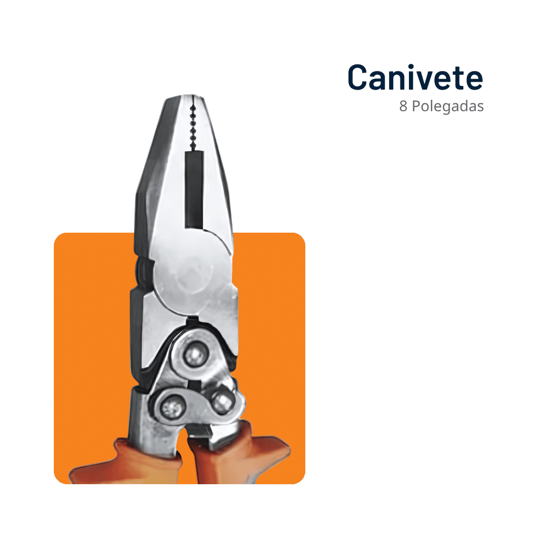 ALICATE 8POL UNIVERSAL C/ALIVIO DE FORCA