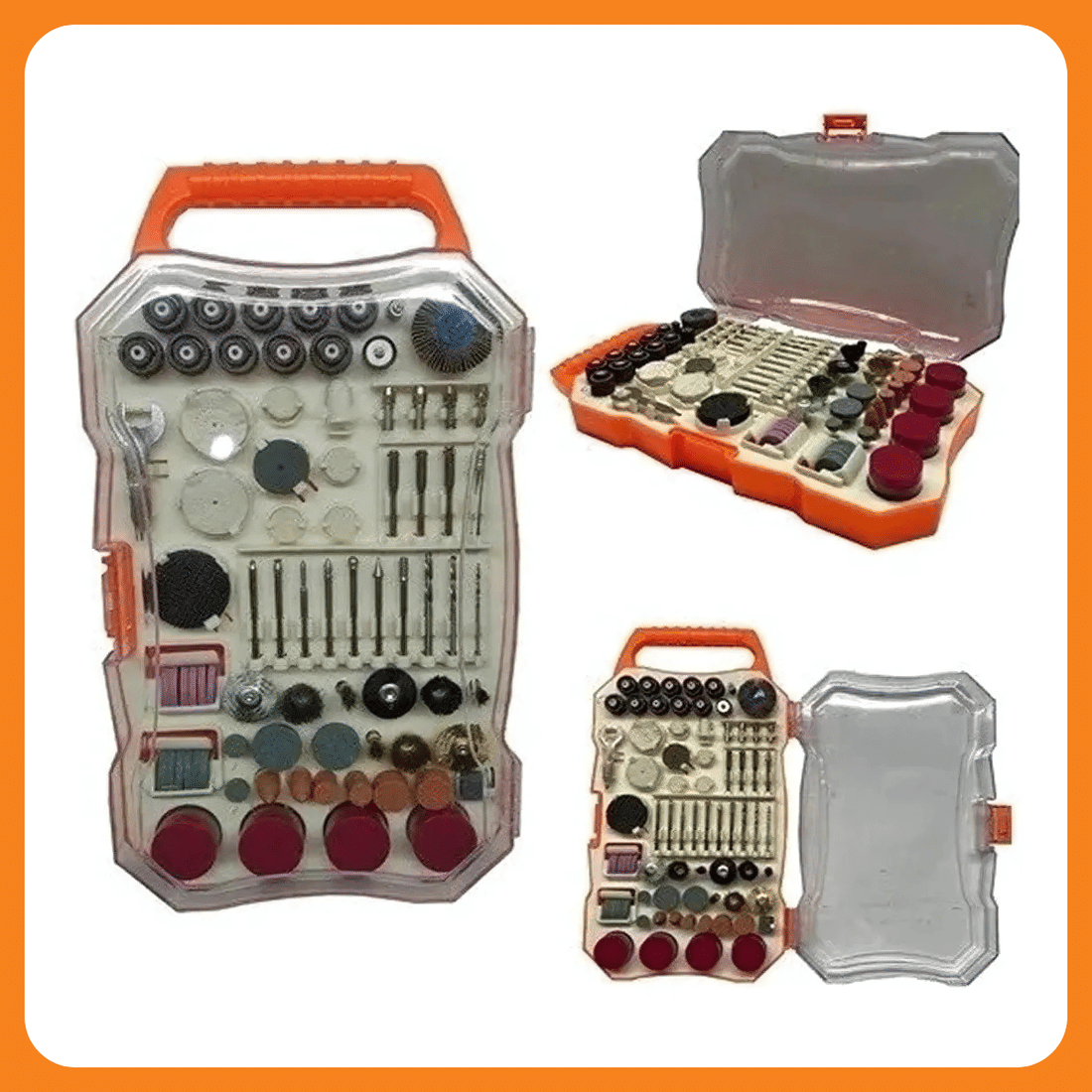 Acessórios para Micro Retífica Maleta com 99 ou 208pçs