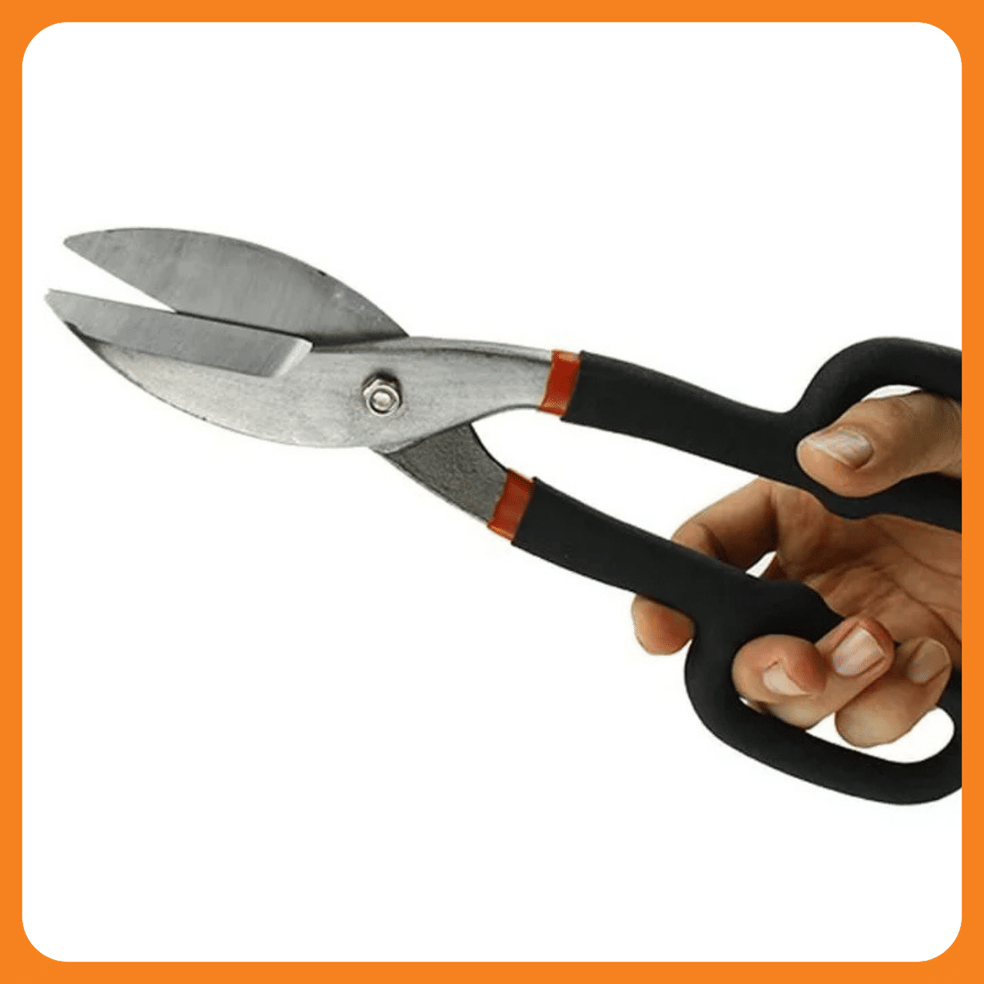 Tesoura Funileiro 10" Pro - Corte Chapa Calha Montante Steel